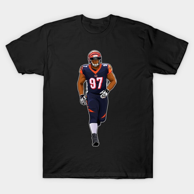 Geno Atkins Takes The Field T-Shirt by 40yards